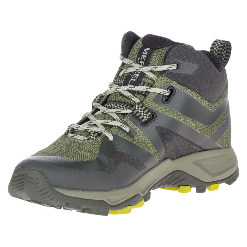 Chaussures Randonnée Merrell MQM Flex 2 Mid GORE-TEX Vert Olive Femme | M.U.SWLN